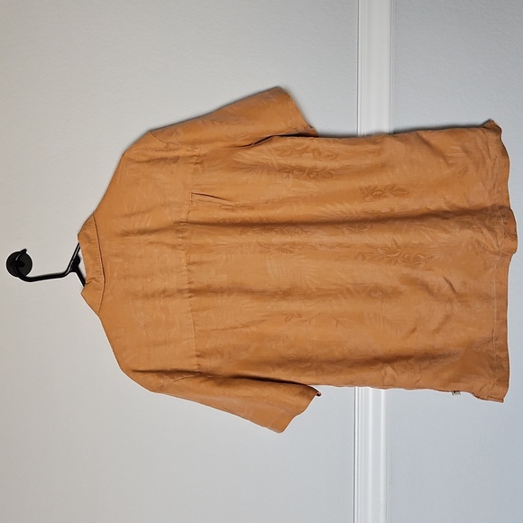 Island Shores Short Sleeve Button Down Tropical Vacation Shirt Floral Print M - Picture 7 of 10